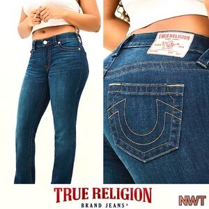 True Religion Jeans NEW WITH TAGS - Y2K - Straight Relaxed - Size 31 Women 12-14